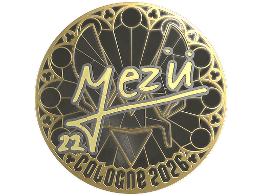 Samolepka (mezii zlatá IEM Cologne 2026)