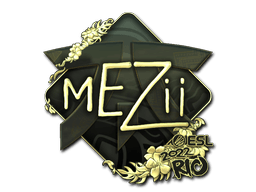Samolepka (mezii zlatá IEM Rio 2022)