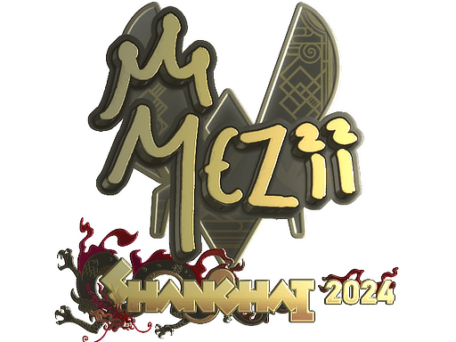 Samolepka (mezii zlatá Perfect World Shanghai 2024)