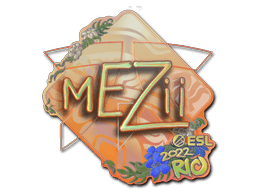 Klistermærke (mezii holo Rio 2022)