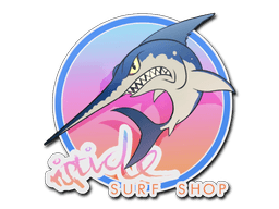 Samolepka (Miami Stabbyfish)