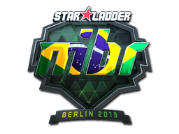 Klistermærke (MIBR folie Berlin 2019)