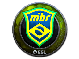 Klistermærke (MIBR folie Katowice 2019)