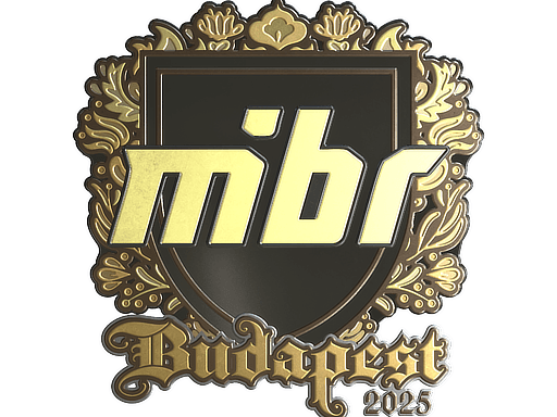 Klistermærke (MIBR guld Budapest 2025)