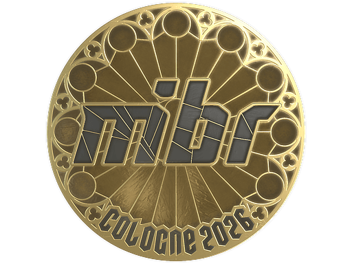 Klistermærke (MIBR guld Cologne 2026)