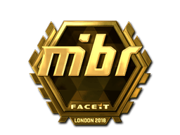 Klistermærke (MIBR guld London 2018)