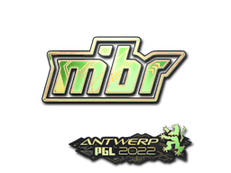 Klistermærke (MIBR holo Antwerp 2022)
