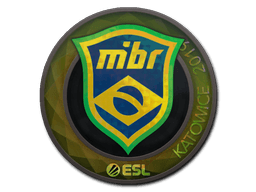 Klistermærke (MIBR holo Katowice 2019)