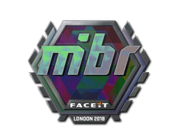 Klistermærke (MIBR holo London 2018)