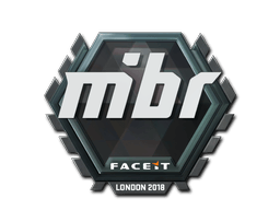 Klistermærke (MIBR London 2018)
