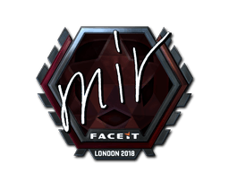 Aufkleber (mir Glanz London 2018)