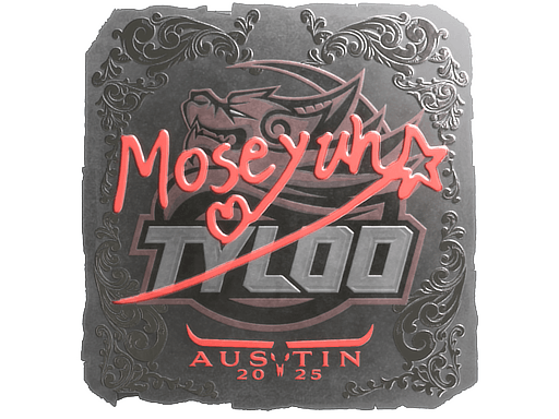 Klistermærke (Moseyuh folie Austin 2025)