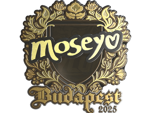 Samolepka (Moseyuh zlatá StarLadder Budapest 2025)