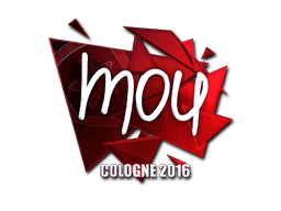 Klistermærke (mou folie Cologne 2016)