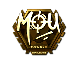 Samolepka (mou zlatá London 2018)