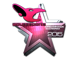 Klistermærke (mousesports folie Cluj-Napoca 2015)