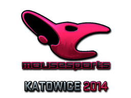 Klistermærke (mousesports folie Katowice 2014)
