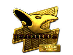 Samolepka (mousesports zlatá Atlanta 2017)