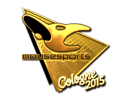Samolepka (mousesports zlatá Kolín nad Rýnem 2015)