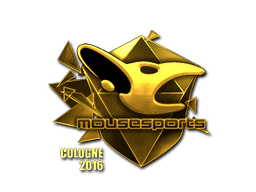 Samolepka (mousesports zlatá ESL Cologne 2016)