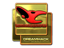 Samolepka (mousesports zlatá DreamHack 2014)