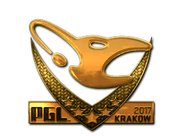 Samolepka (mousesports zlatá Krakow 2017)