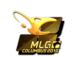 Samolepka (mousesports zlatá MLG Columbus 2016)