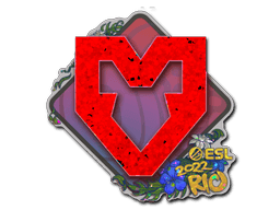 Klistermærke (MOUZ glitter Rio 2022)