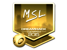 Samolepka (MSL zlatá Kluž 2015)