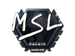 Samolepka (MSL London 2018)
