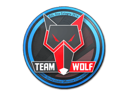 Samolepka (MTS GameGod Wolf Kolín nad Rýnem 2014)