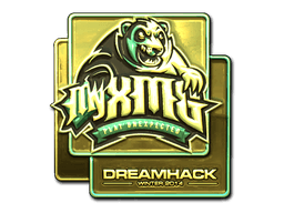Samolepka (myXMG zlatá DreamHack 2014)