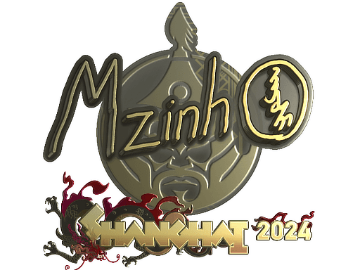 Samolepka (mzinho zlatá Perfect World Shanghai 2024)