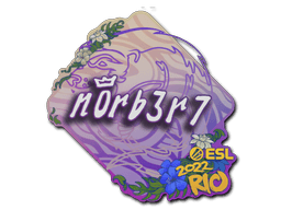Samolepka (n0rb3r7 IEM Rio 2022)