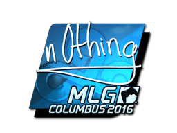 สติกเกอร์ (n0thing ฟอยล์ MLG Columbus 2016)
