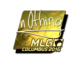 สติกเกอร์ (n0thing ทอง MLG Columbus 2016)