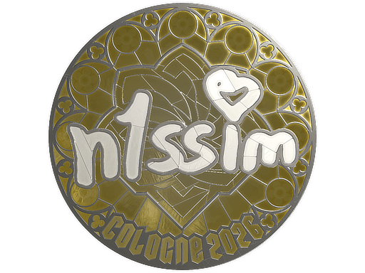 Klistermærke (n1ssim folie Cologne 2026)