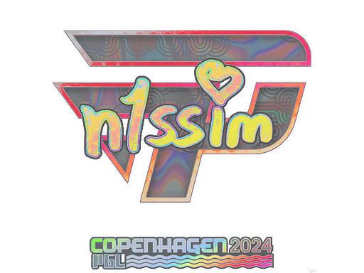 Klistermærke (n1ssim holo Copenhagen 2024)