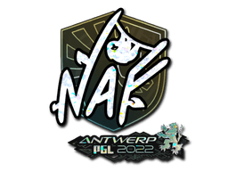 Klistermærke (NAF glitter Antwerp 2022)