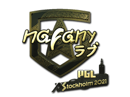 Samolepka (nafany zlatá PGL Stockholm 2021)