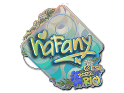 Klistermærke (nafany holo Rio 2022)