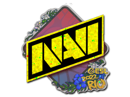 Klistermærke (Natus Vincere glitter Rio 2022)