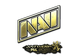 Samolepka (Natus Vincere zlatá PGL Antwerp 2022)