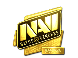 Samolepka (Natus Vincere zlatá Atlanta 2017)