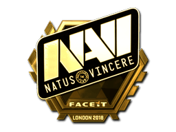 Samolepka (Natus Vincere zlatá London 2018)