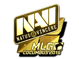 Samolepka (Natus Vincere zlatá MLG Columbus 2016)