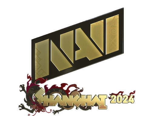 Samolepka (Natus Vincere zlatá Perfect World Shanghai 2024)