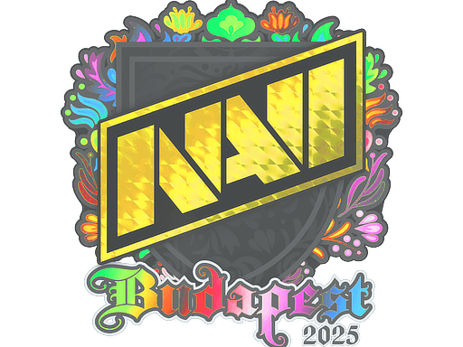 Klistermærke (Natus Vincere holo Budapest 2025)