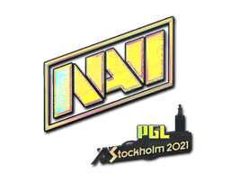 Klistermærke (Natus Vincere holo Stockholm 2021)