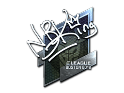 Klistermærke (NBK- folie Boston 2018)
